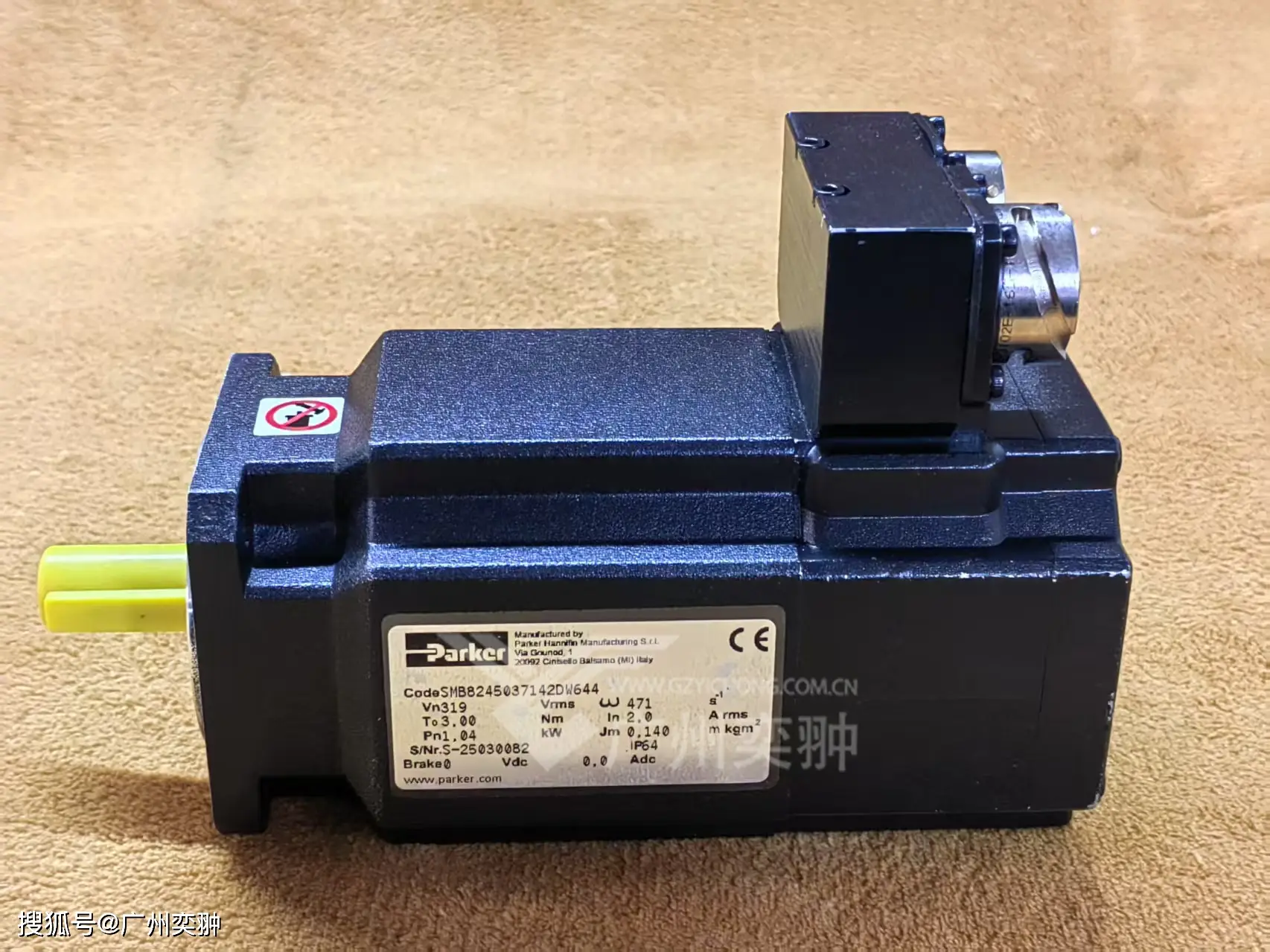 PARKER派克SMB8230035192I652、SMB8245038192I652無刷伺服電機